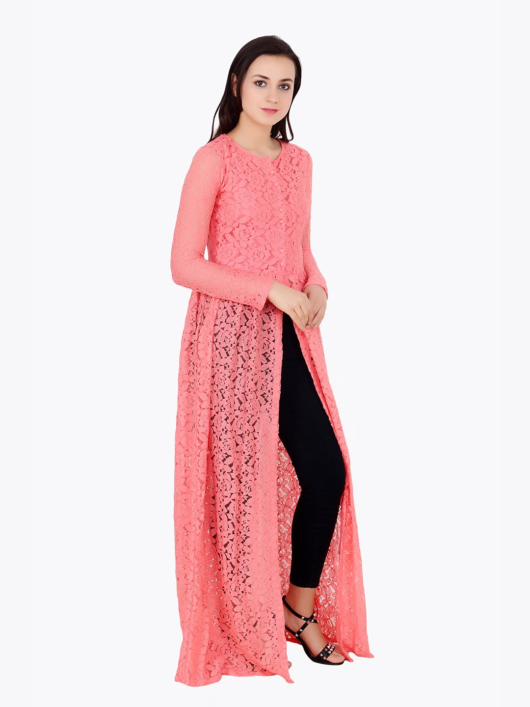 Pink Lace Tunic