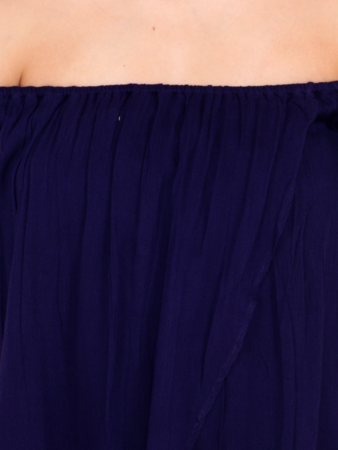 Navy Solid Top