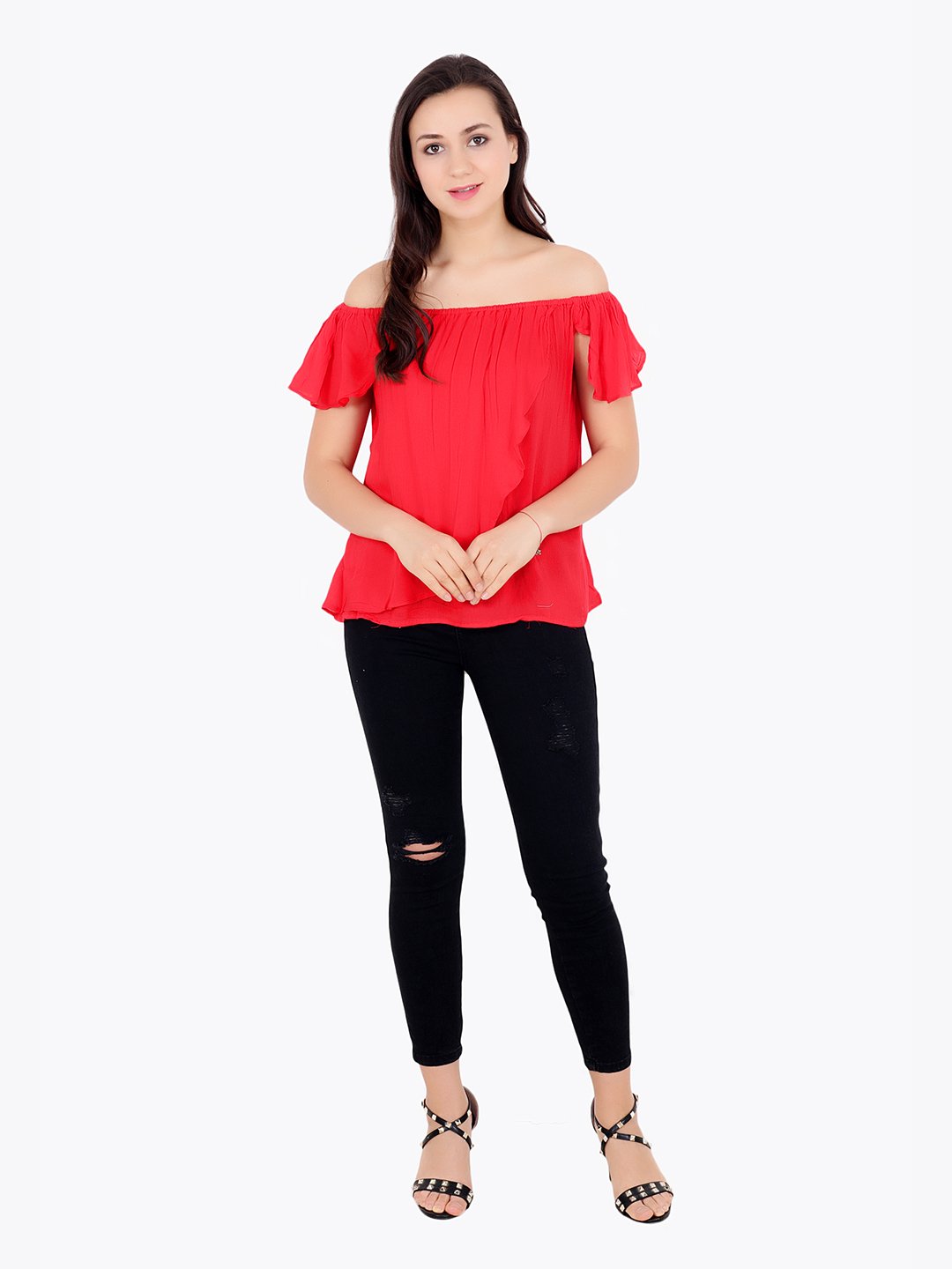Red Solid Top