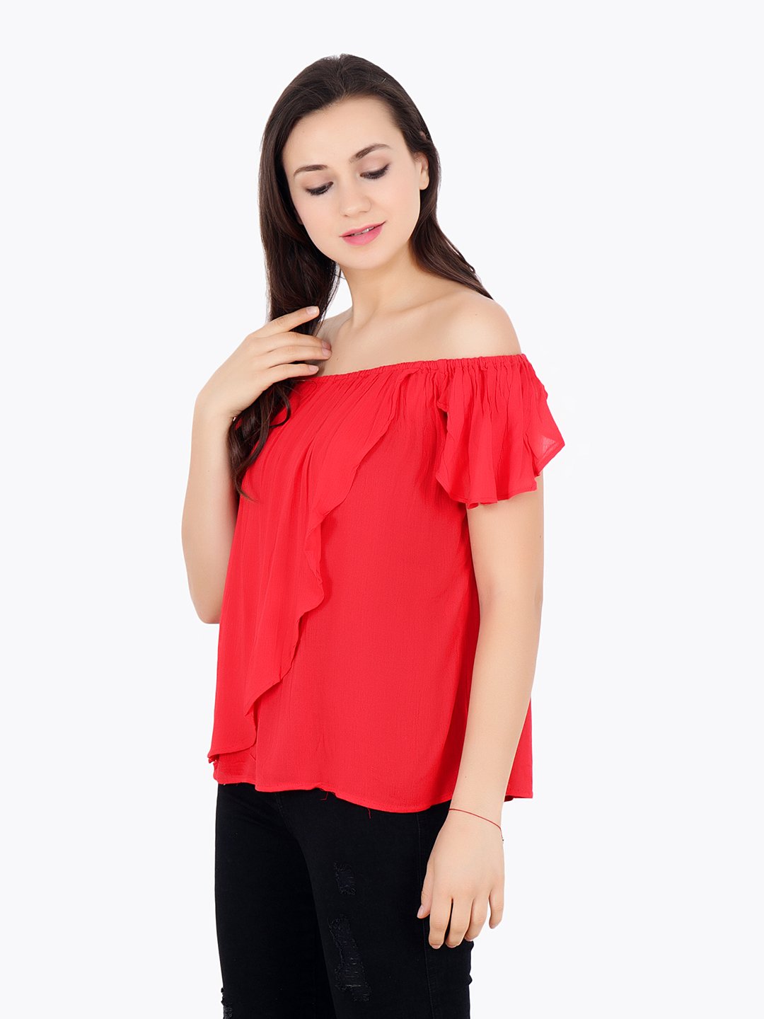 Red Solid Top