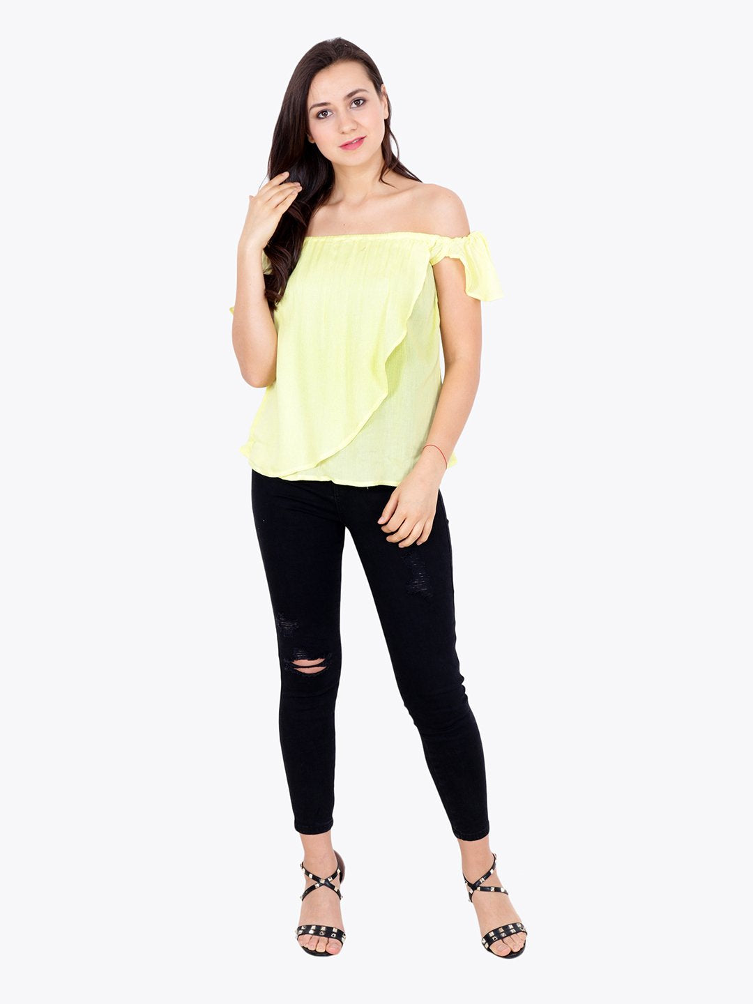 Yellow Solid Top