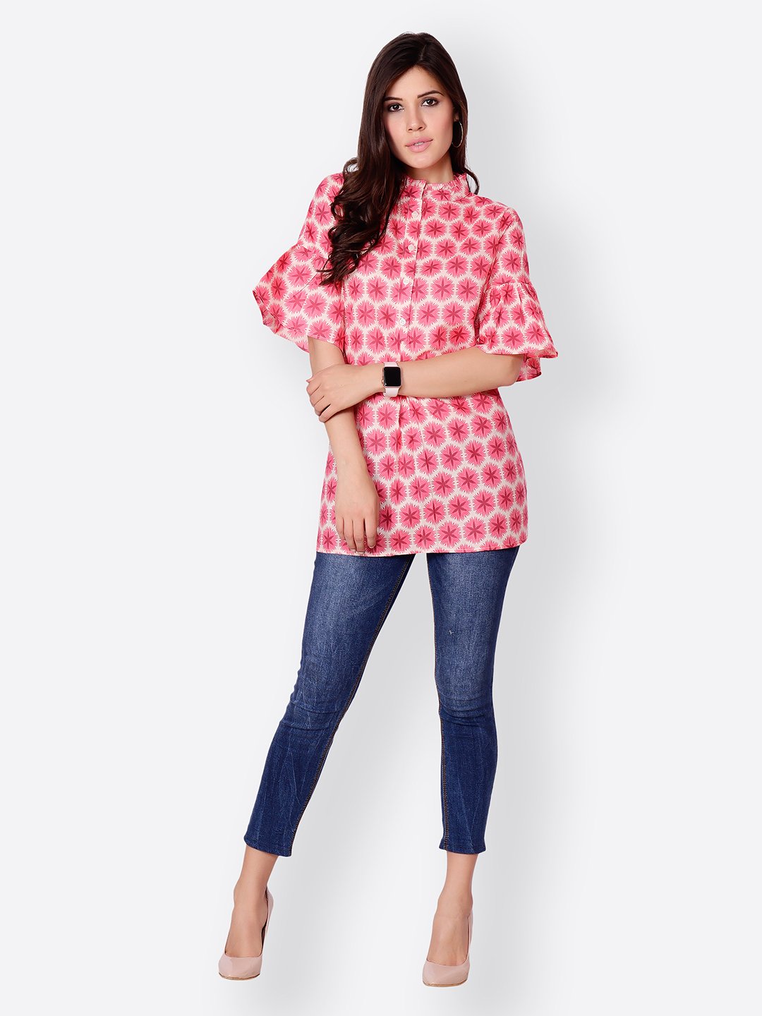 Pink Printed Tunic