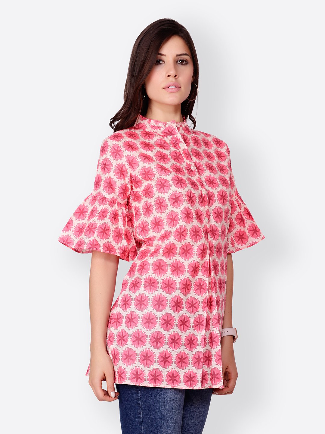 Pink Printed Tunic