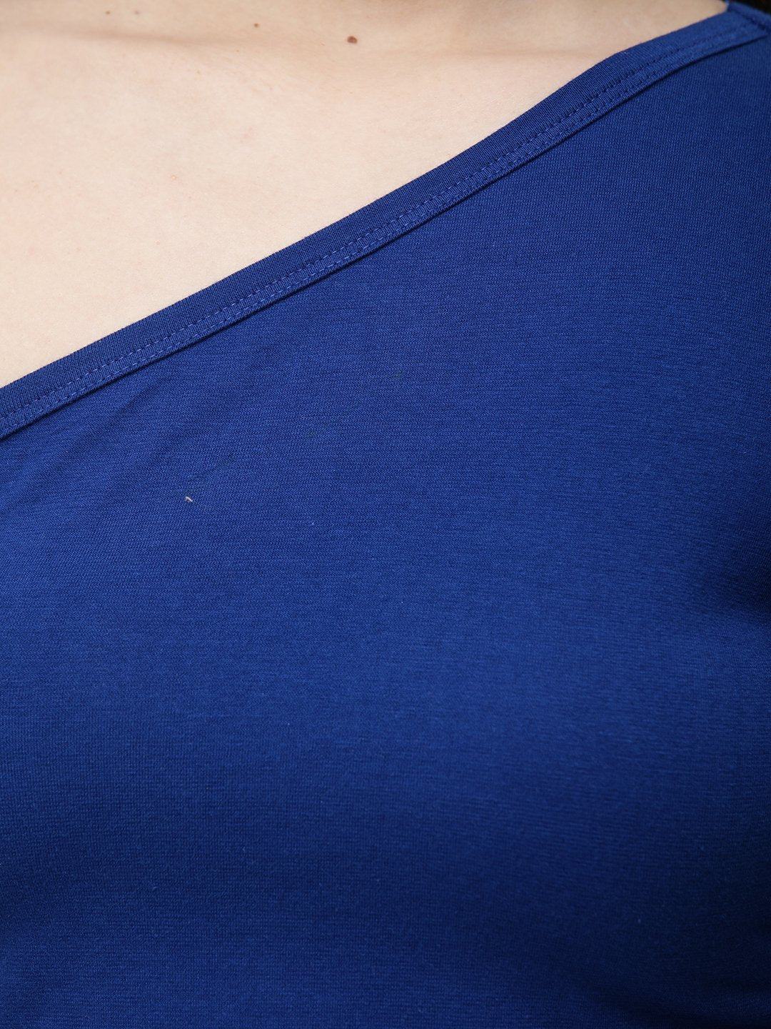 One Shoulder Crop Top