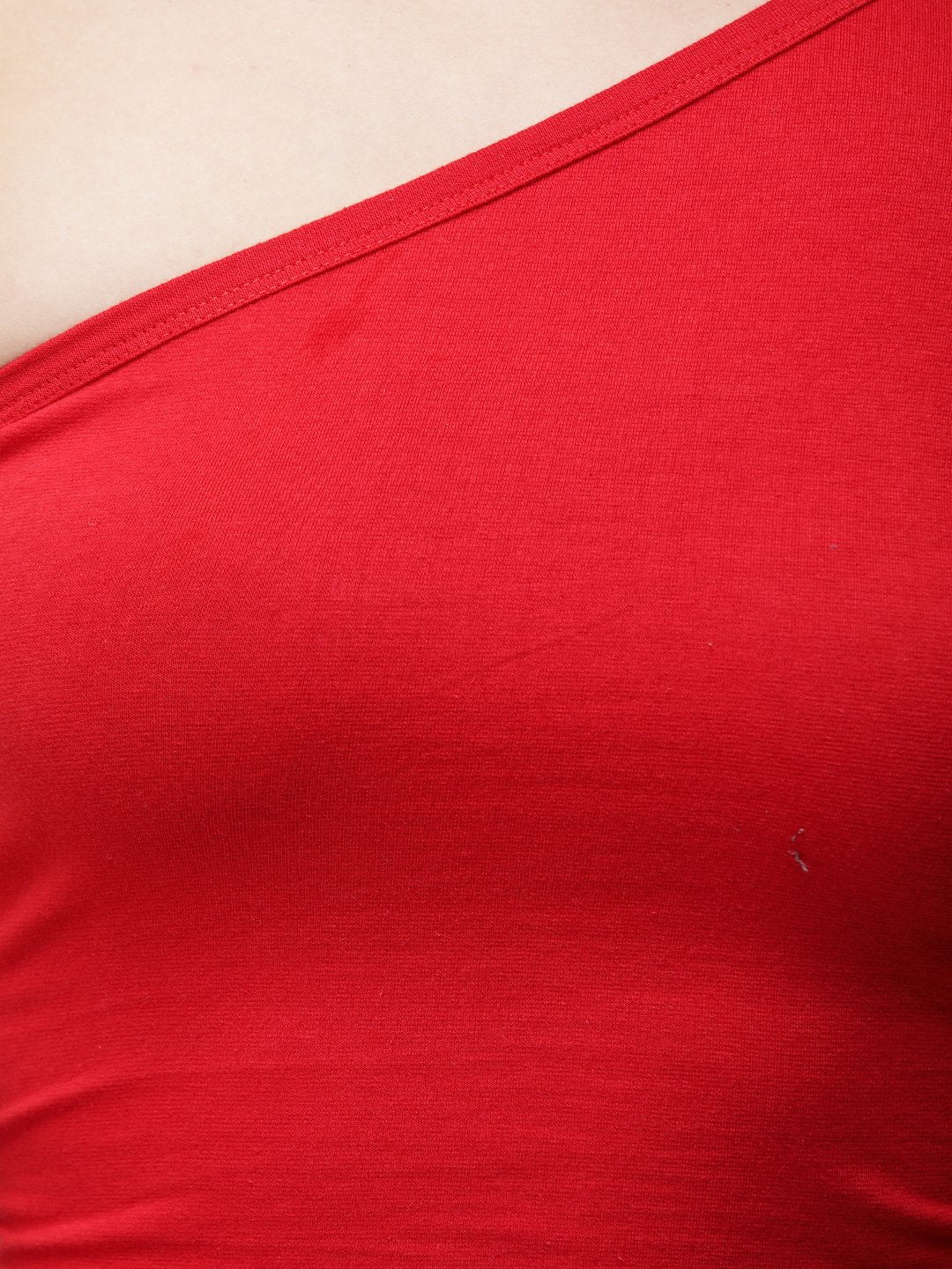 One Shoulder Crop Top