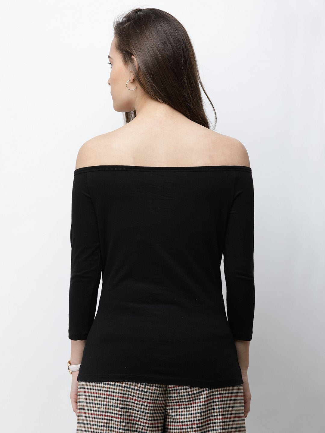 Black Solid Top