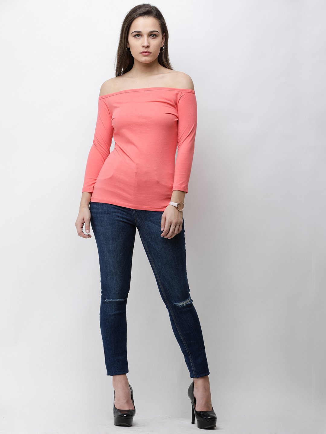Coral Solid Top