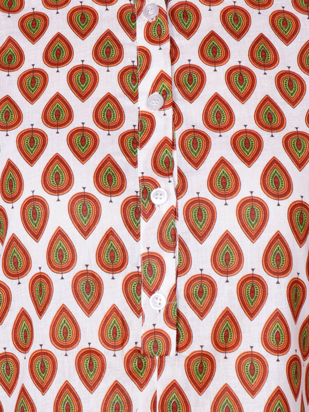 Cation Off White Printed Tunic