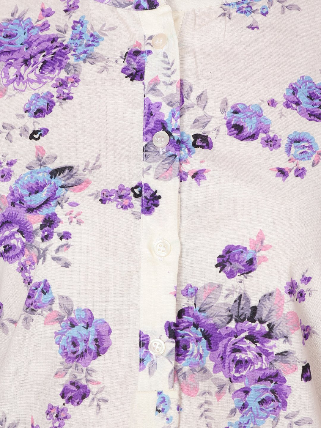 Cation Off White Printed Tunic