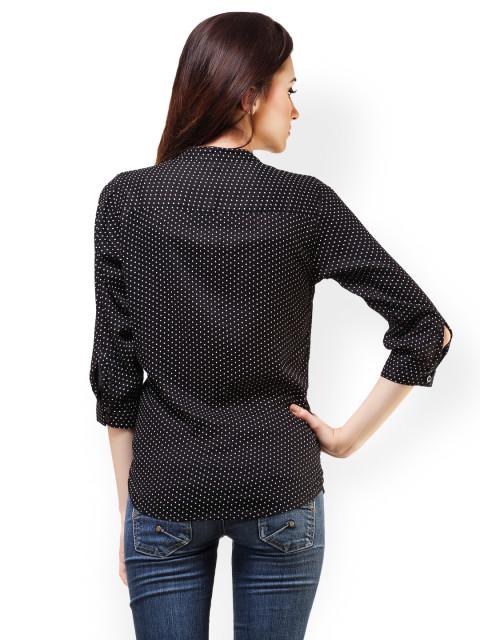 Black Polka Dot Shirt