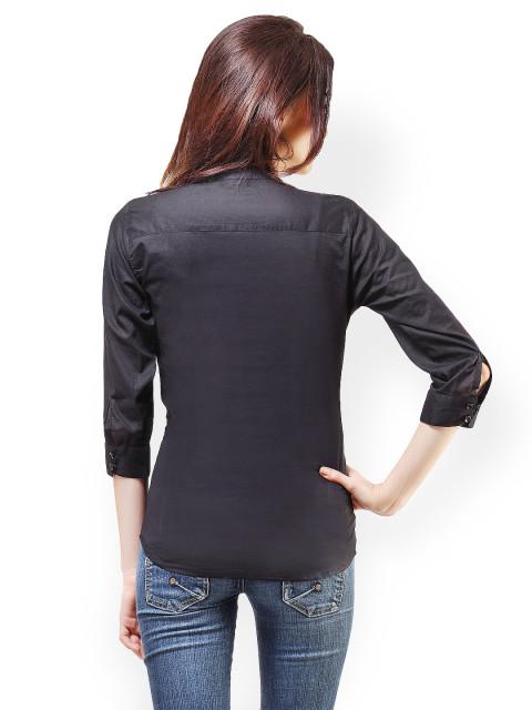 Black Solid Shirt