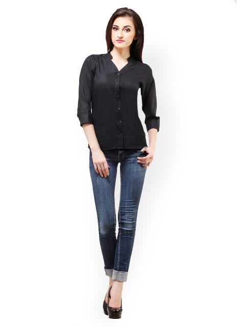 Black Solid Shirt