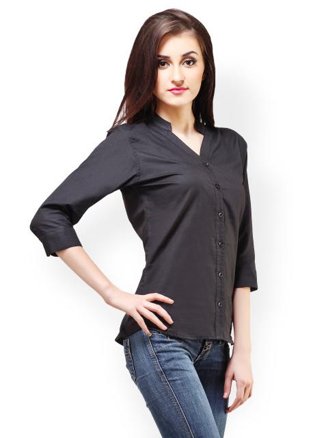 Black Solid Shirt