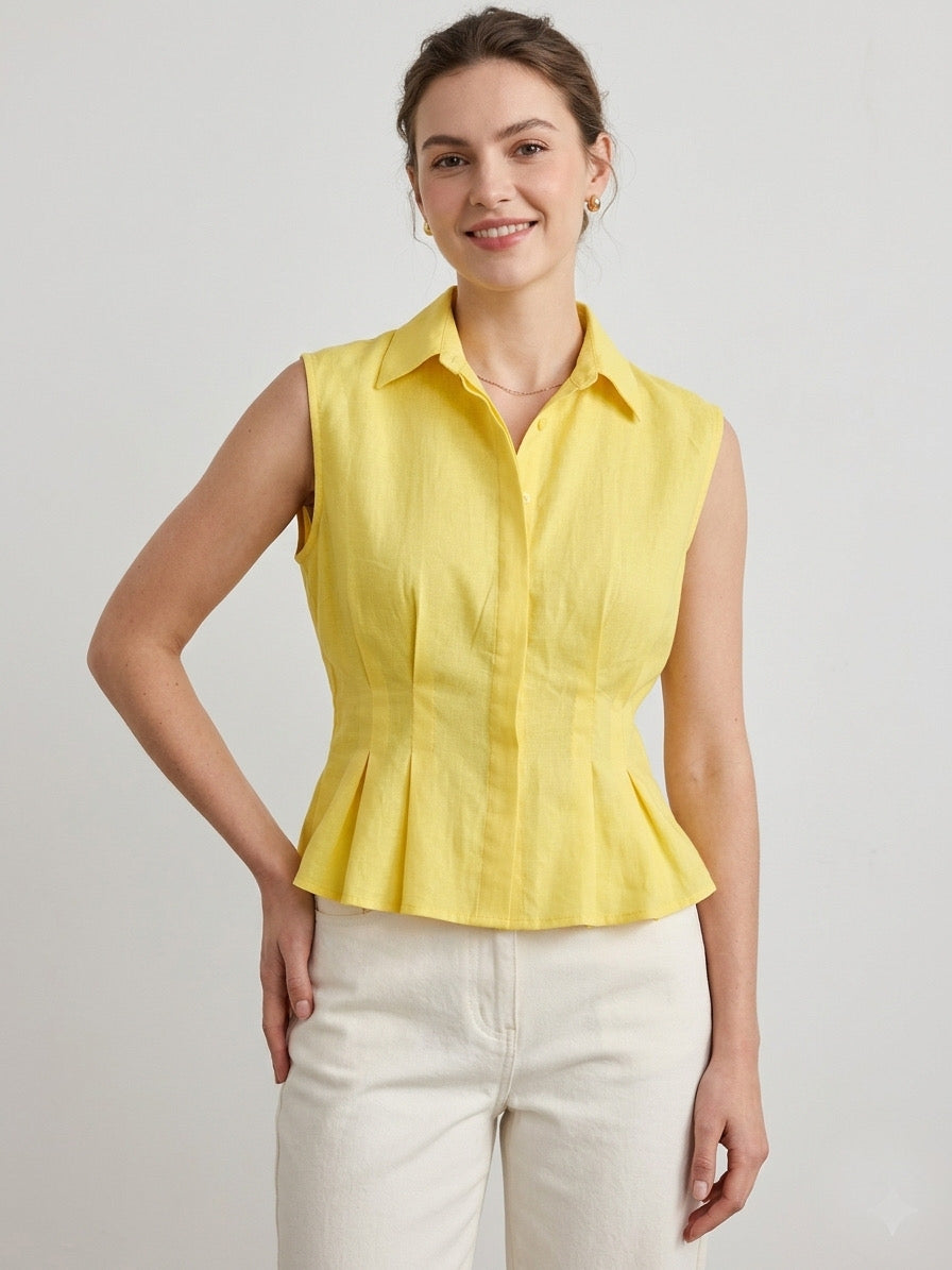 Yellow Cotton Shirt