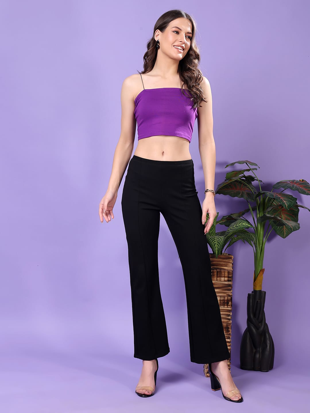 Cation Women Cotton Crop Tank Top