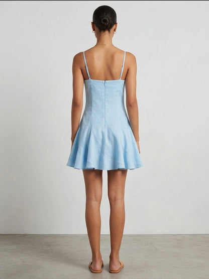 Blue Cotton Dress