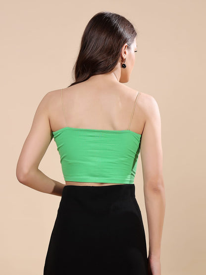 Cation Cotton Tank Crop Top