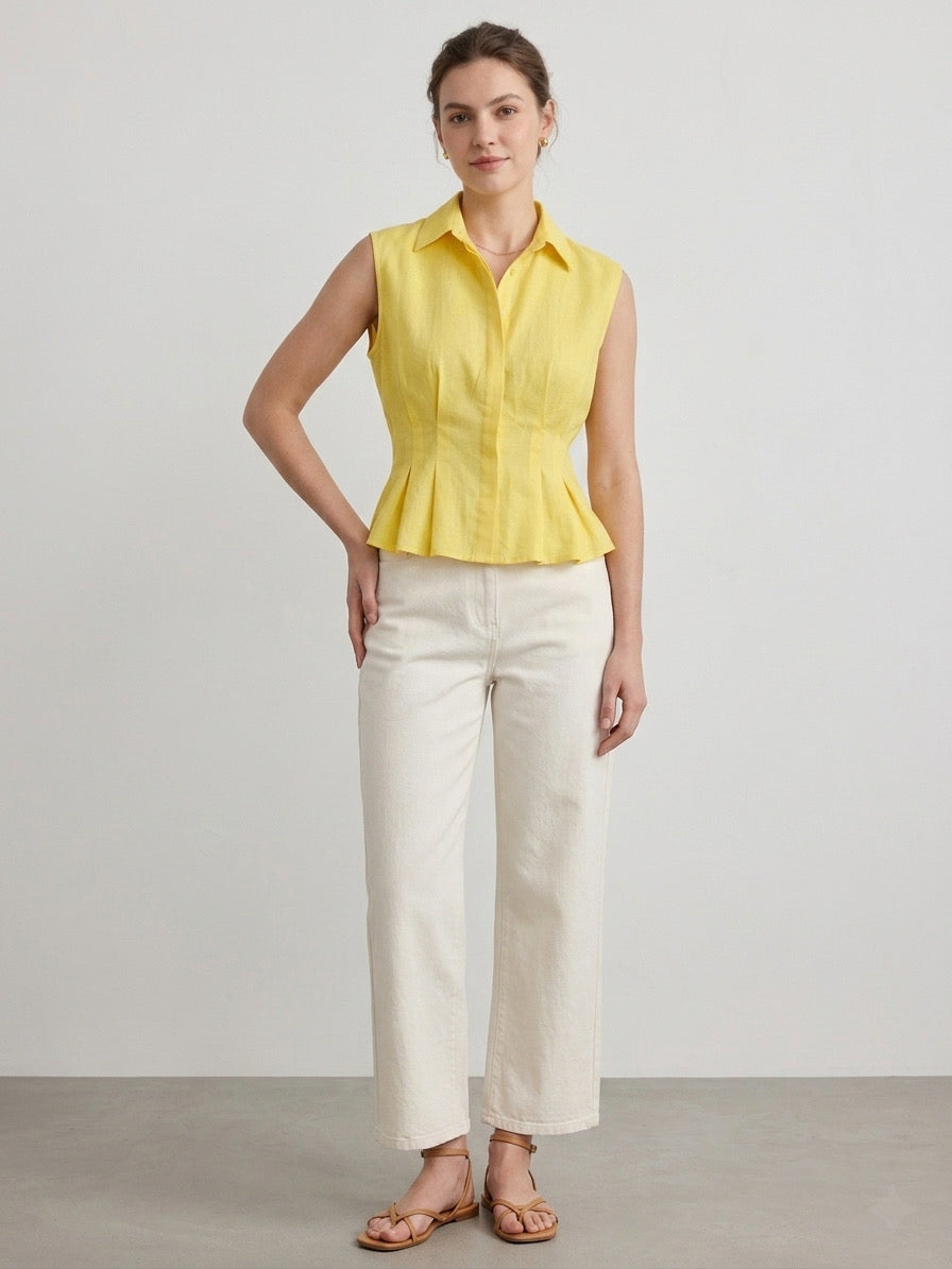 Yellow Cotton Shirt
