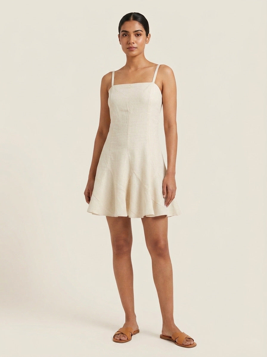Off-white Cotton Dress