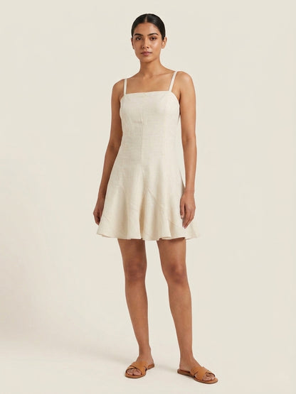 Off-white Cotton Dress