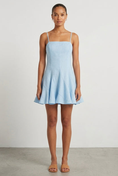 Blue Cotton Dress