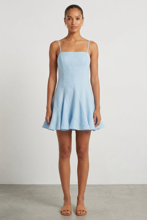 Blue Cotton Dress