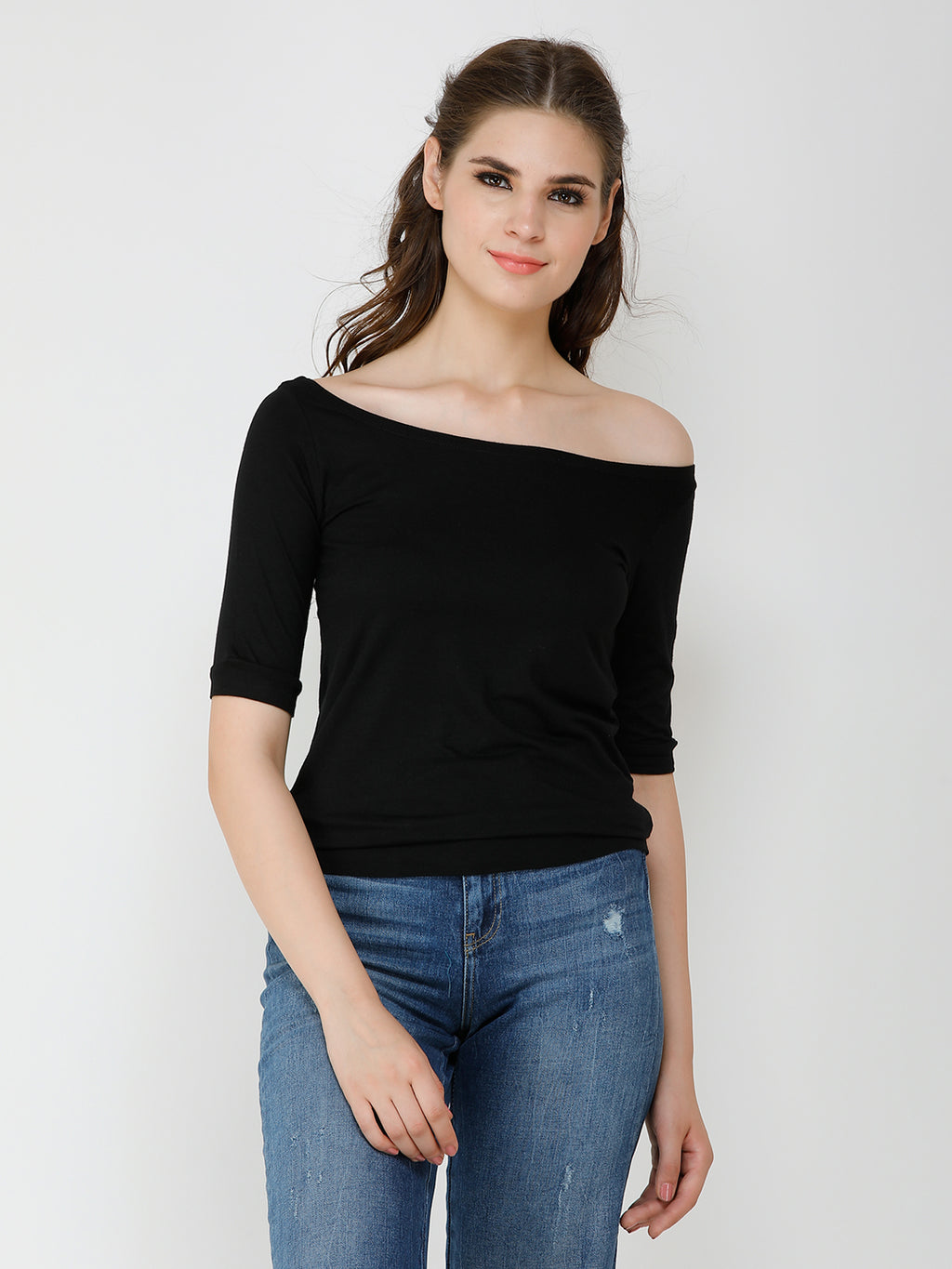 Black Solid Top