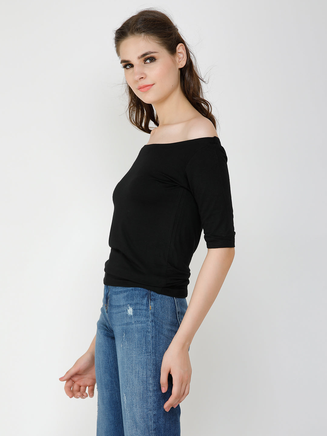 Black Solid Top