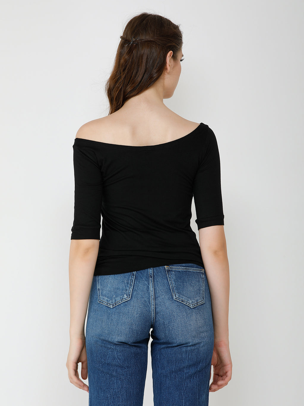 Black Solid Top