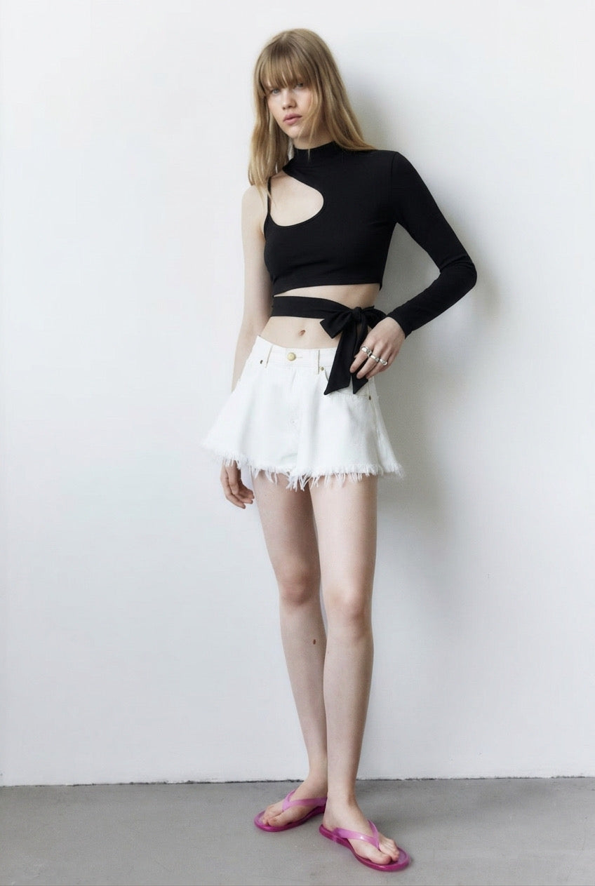 Black Solid Top