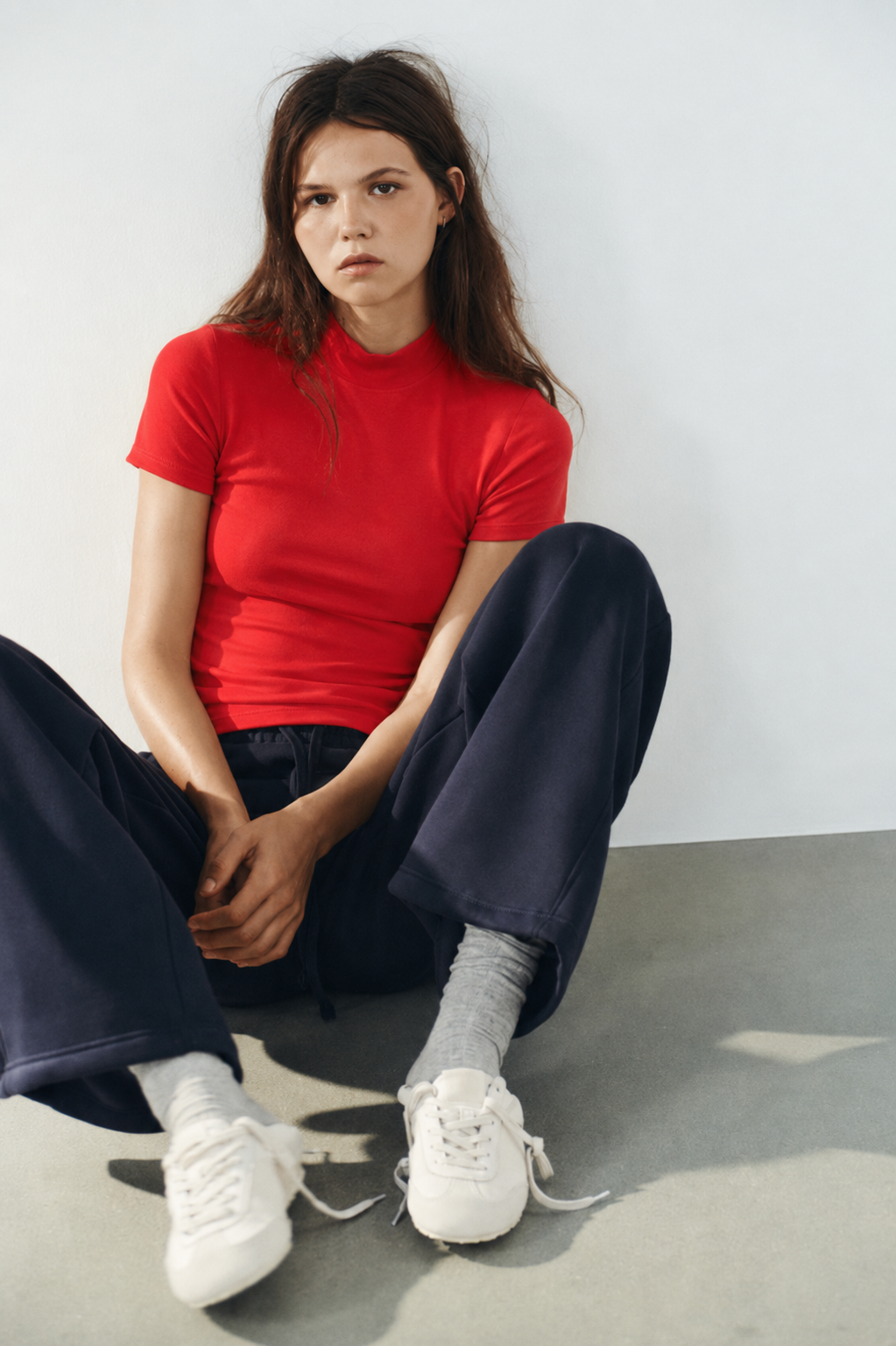 Cation Red Cotton Top