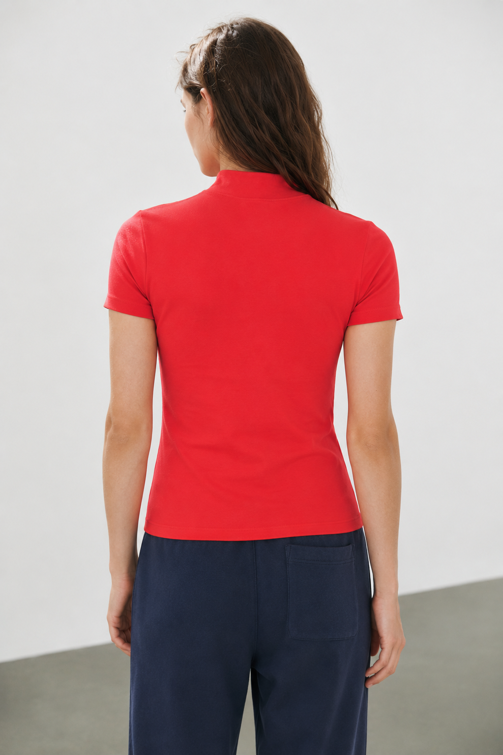 Cation Red Cotton Top