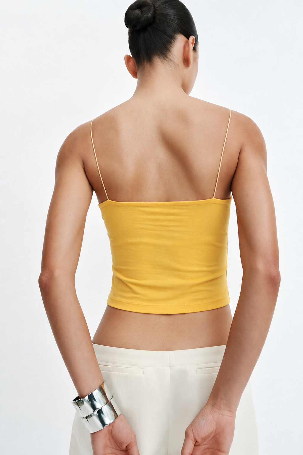Cation Cotton Tank Crop Top