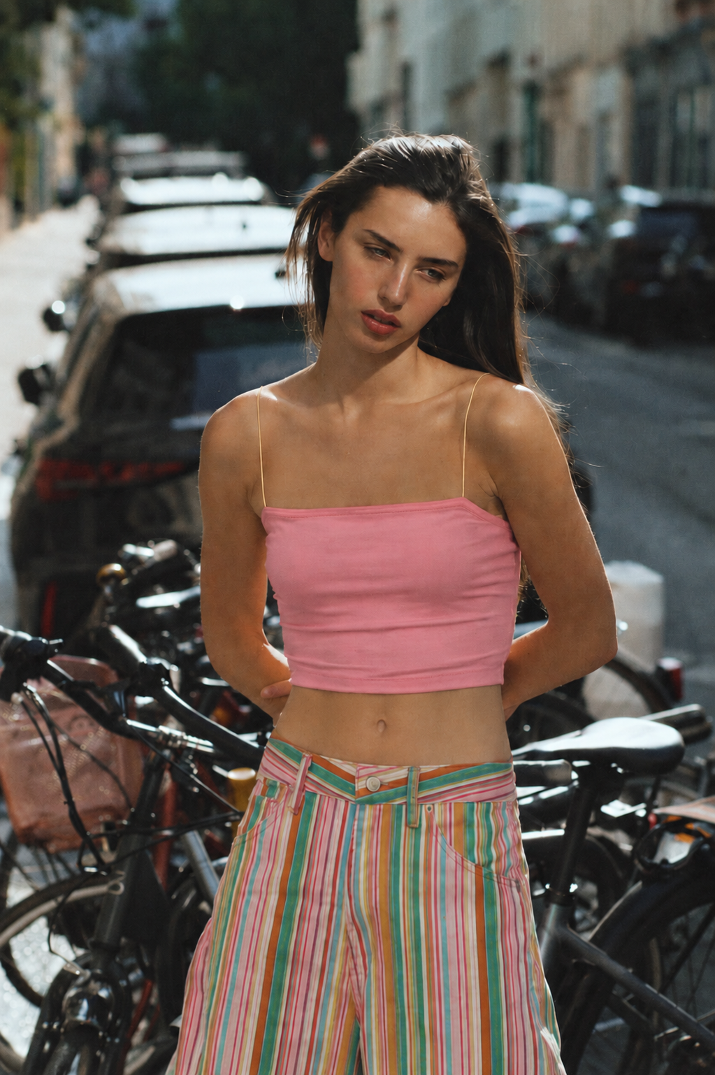Cation Women Cotton Crop Tank Top
