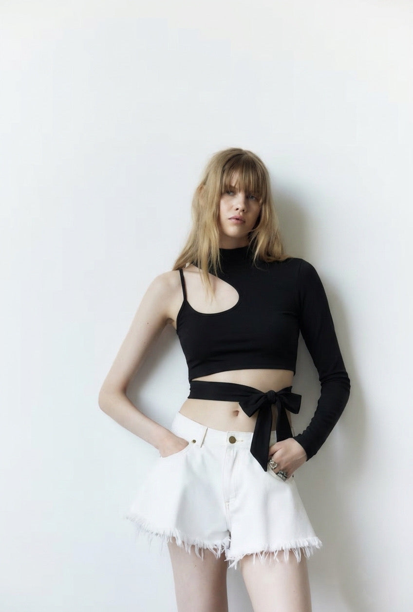 Black Solid Top