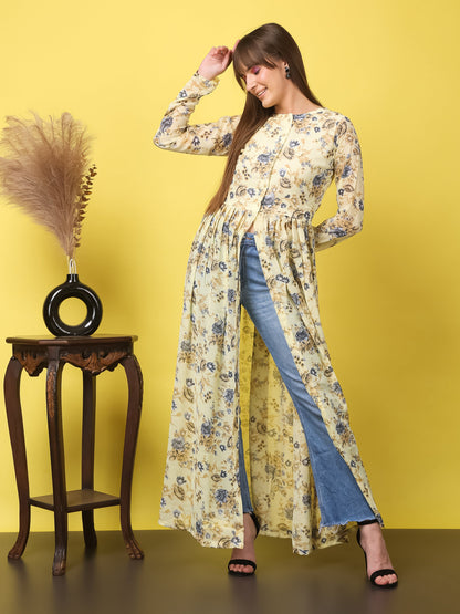 Floral Printed Georgette Tunic