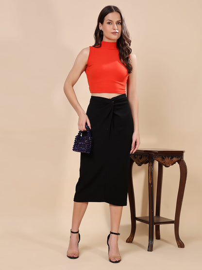 Cation Cotton Tank Crop Top