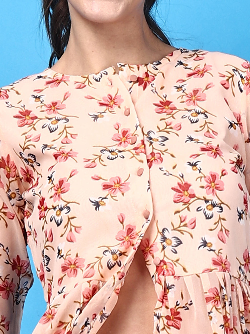 Floral Printed Georgette Tunic