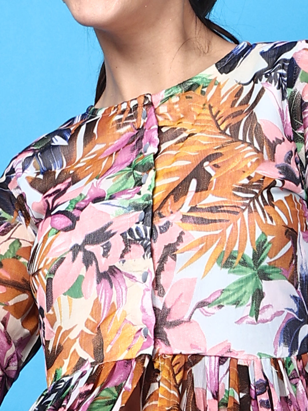 Floral Printed Georgette Tunics