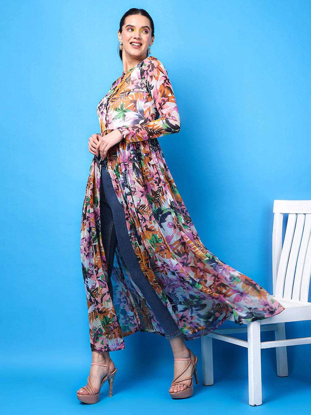 Floral Printed Georgette Tunics