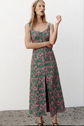Vacation Floral Midi Dress