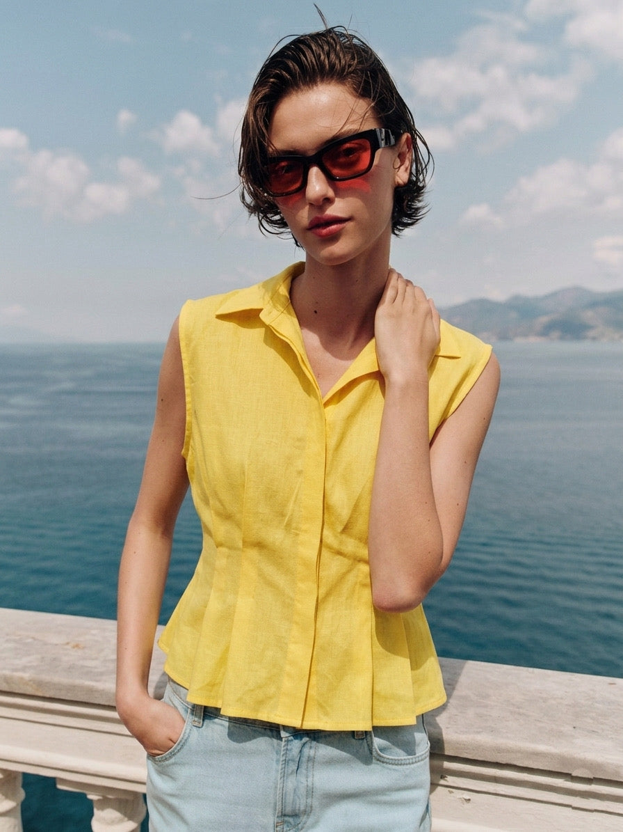 Yellow Cotton Shirt