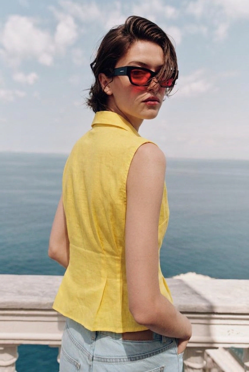 Yellow Cotton Shirt
