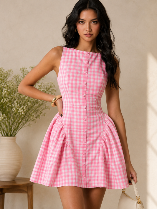Pink Cotton Dress