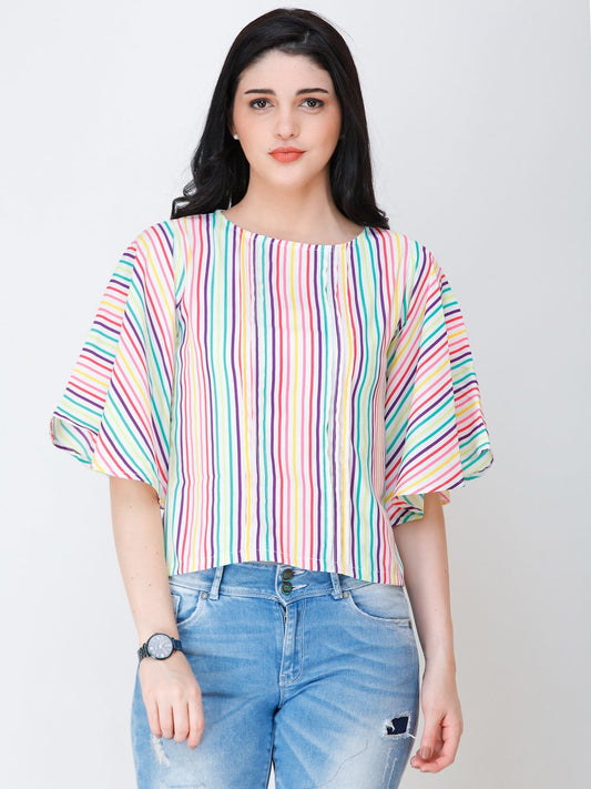 SCORPIUS striped regular top