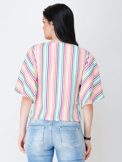 SCORPIUS striped regular top
