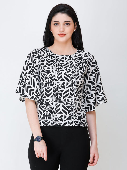 SCORPIUS printed regular top