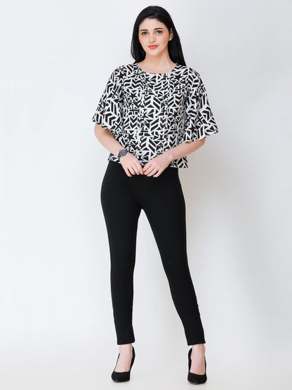 SCORPIUS printed regular top