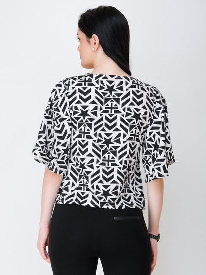 SCORPIUS printed regular top