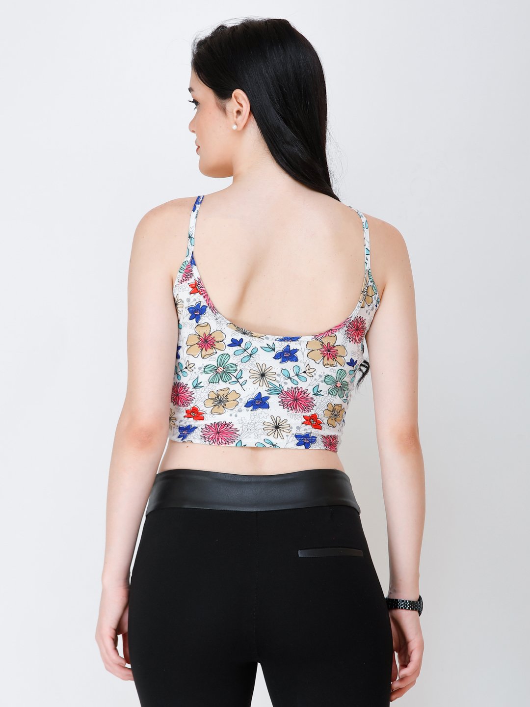 SCORPIUS printed front style crop top